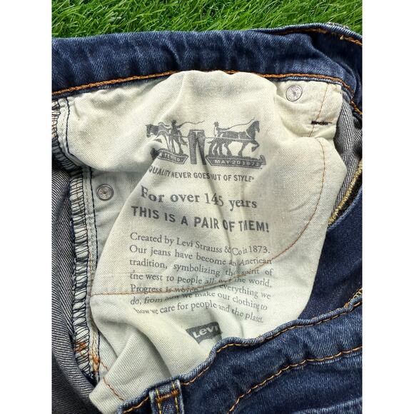 Levi’s 511 Mens W40 L32 Slim Fit Denim Jeans Medium Wash Stretch Casual Straight - Picture 6 of 14